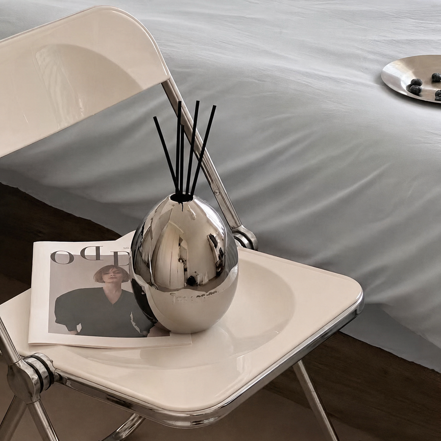 Eclipse Reed Diffuser Vessel — Chrome