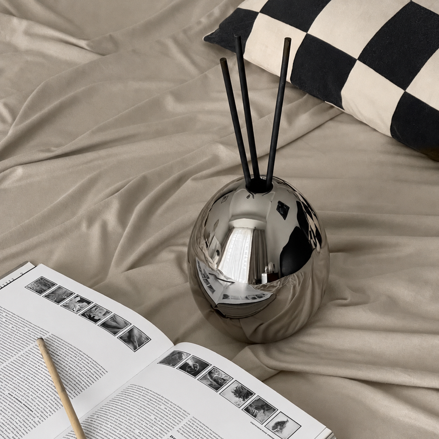 Eclipse Reed Diffuser Vessel — Chrome