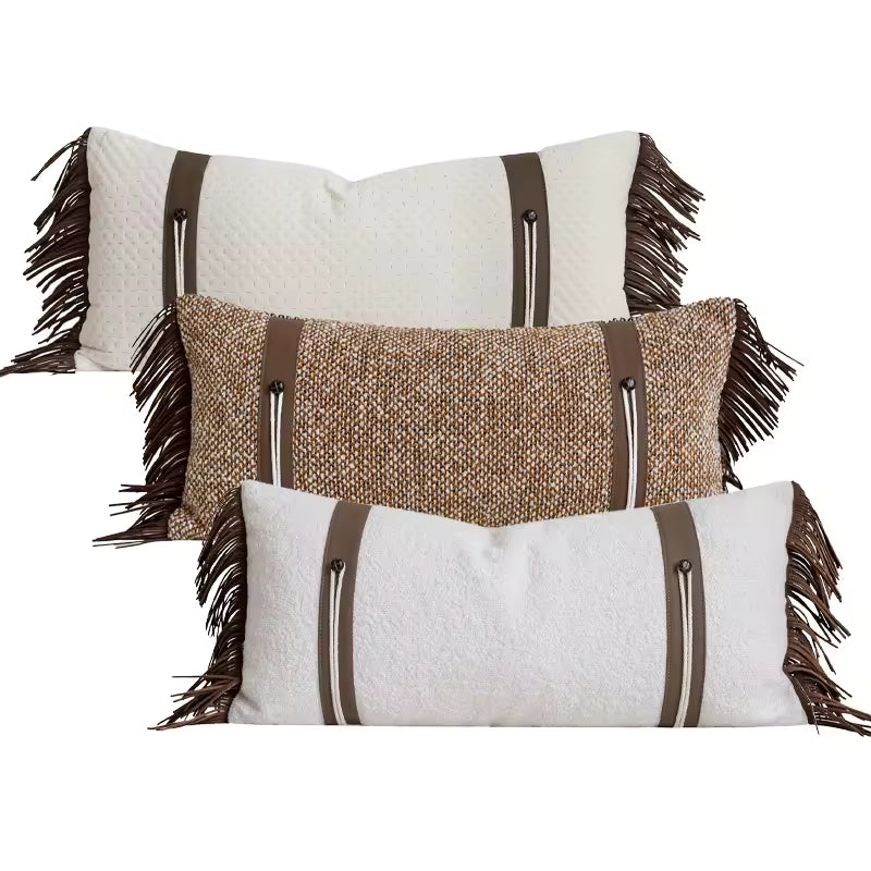 Nomad Collection — Dune Lumbar Pillow 30 × 65 cm — Ivory
