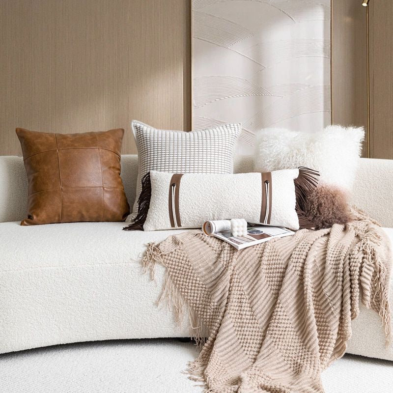 Nomad Collection — Dune Lumbar Pillow 30 × 65 cm — Ivory