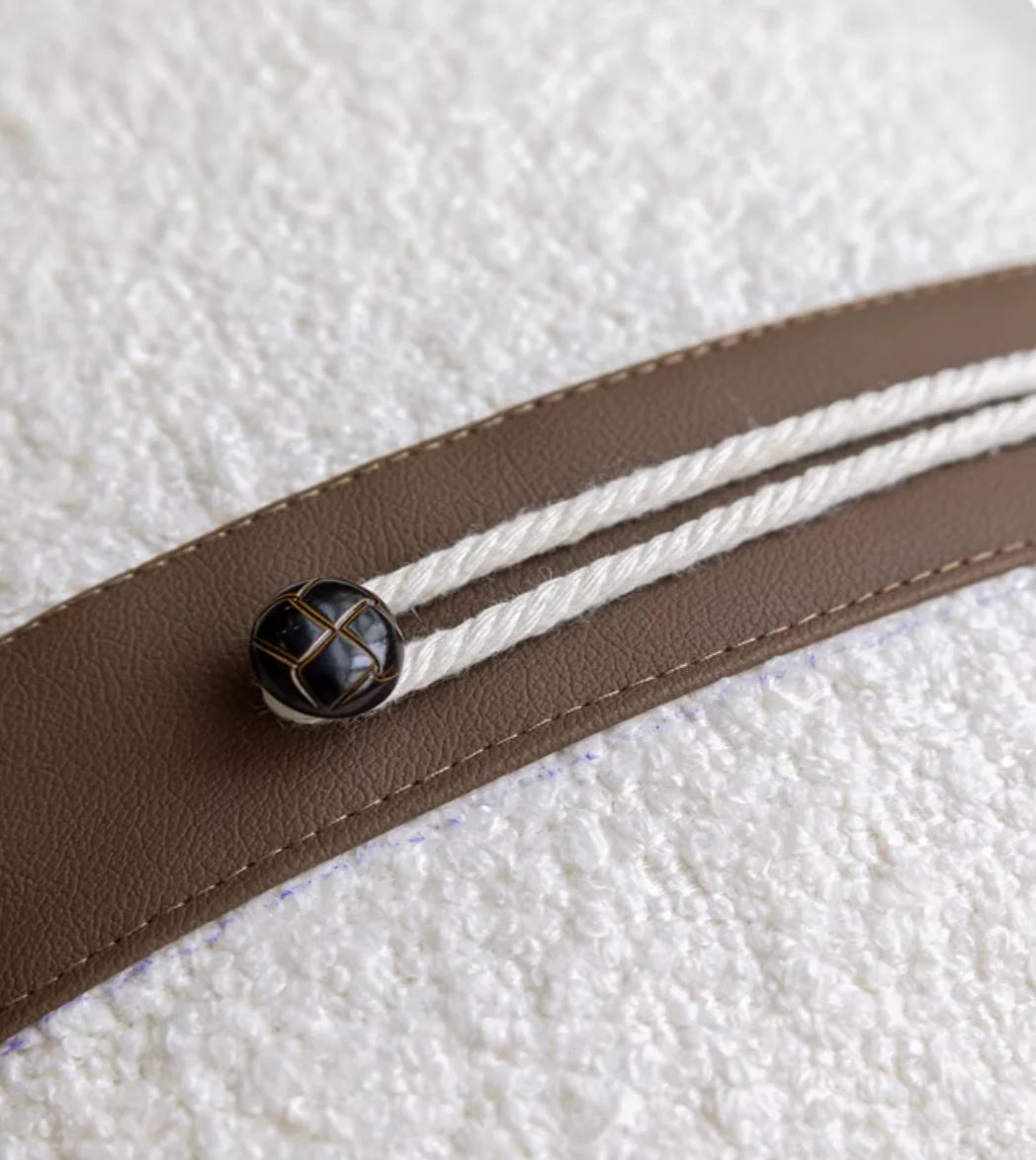 Nomad Collection — Dune Lumbar Pillow 30 × 65 cm — Ivory