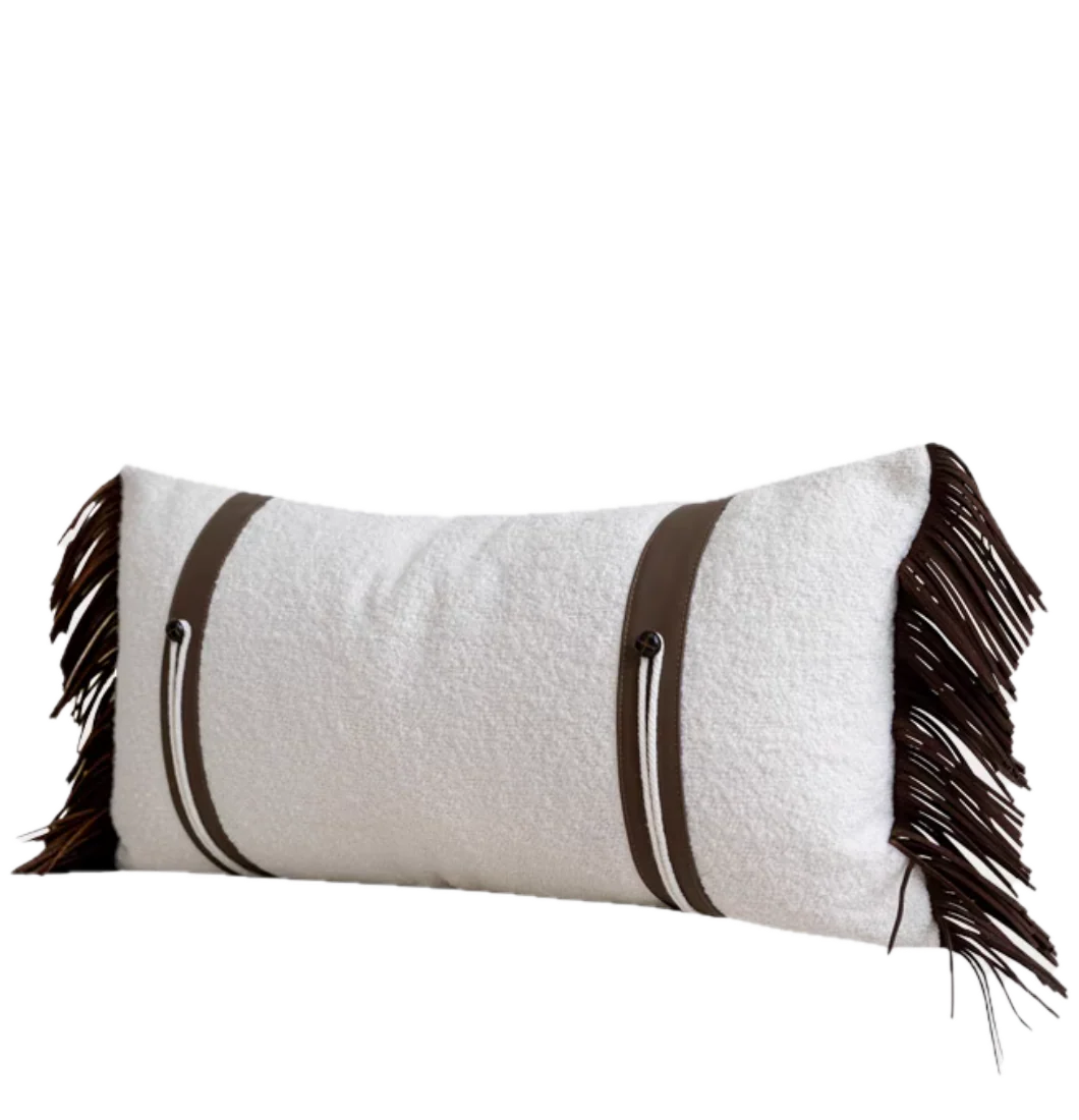 Nomad Collection — Dune Lumbar Pillow 30 × 65 cm — Ivory